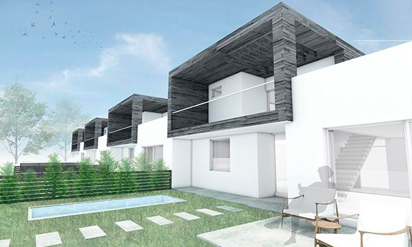 Arquitecto Pedro J. Alonso Robles viviendas con zona verde en esquivias