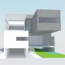 Arquitecto Pedro J. Alonso Robles modelo a escala de edificación